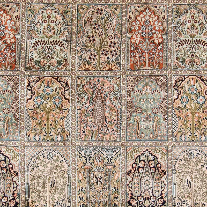 Tapis en soie - Soie du Cachemire - 336 x 251 cm - multicolore