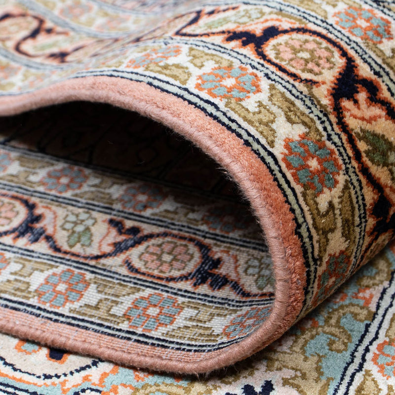 Tapis en soie - Soie du Cachemire - 336 x 251 cm - multicolore