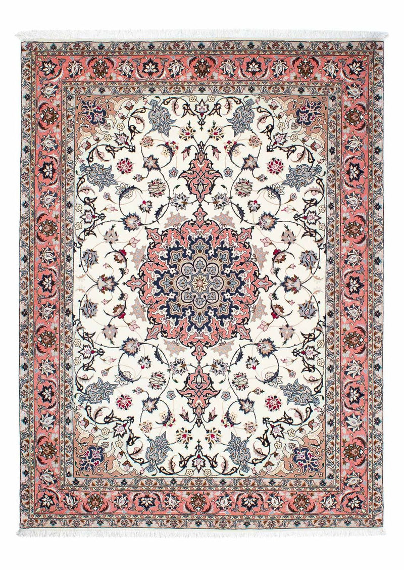 Tapis persan - Tabriz - Royal - 211 x 153 cm - beige