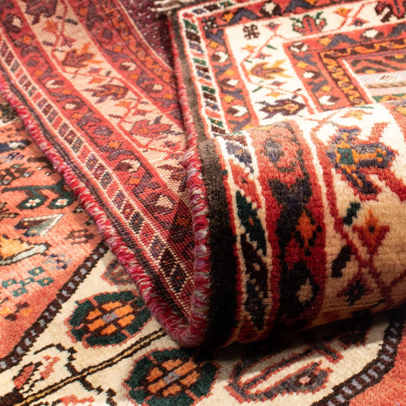 Tapis persan - Nomadic - 297 x 207 cm - rouge foncé