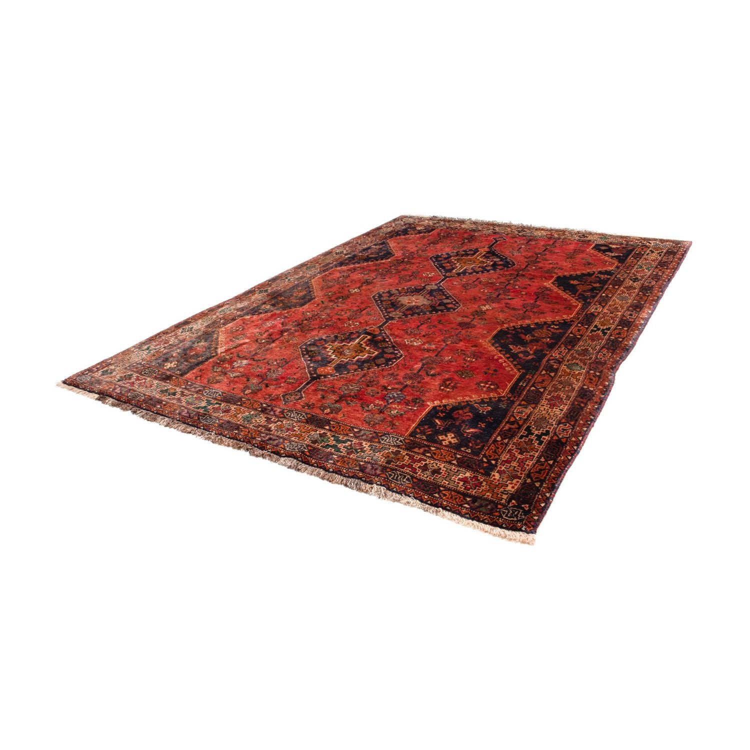 Tapis persan - Nomadic - 306 x 212 cm - rouge