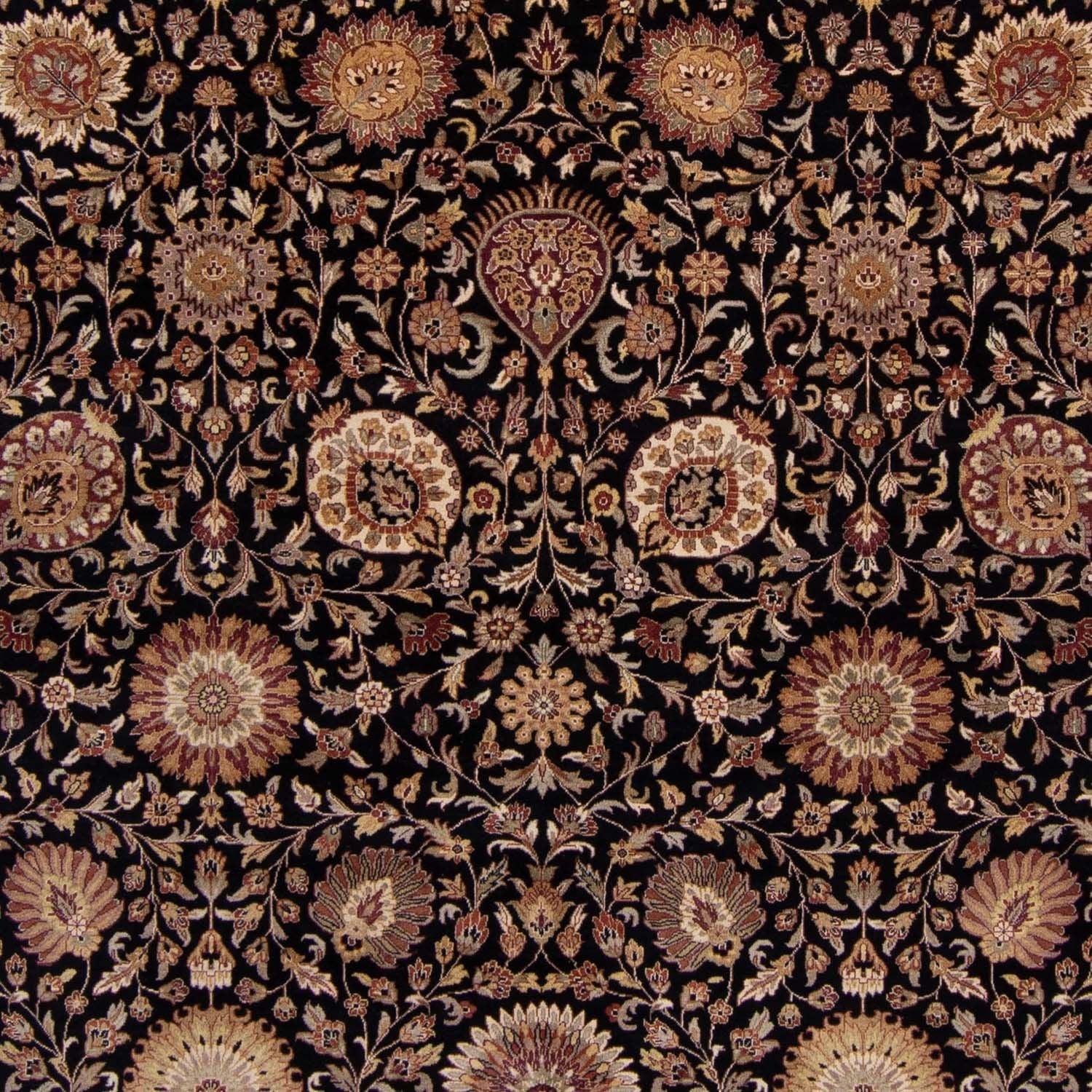 Tapis persan - Tabriz - 312 x 244 cm - bleu foncé