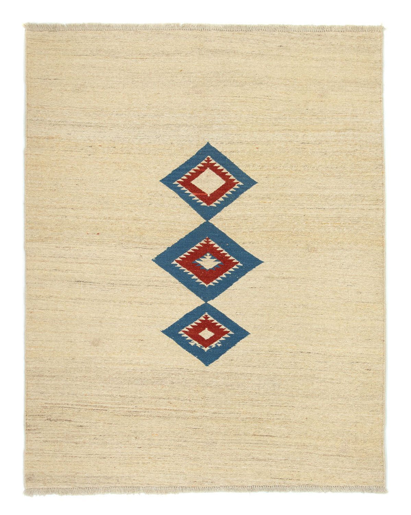 Tapis Gabbeh - Persan - 188 x 145 cm - beige