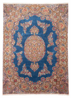 Tapis persan - Royal - 324 x 238 cm - bleu foncé