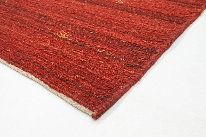 Tapis Gabbeh - Persan - 192 x 150 cm - rouge