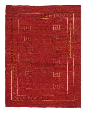 Tapis Gabbeh - Persan - 196 x 143 cm - rouge