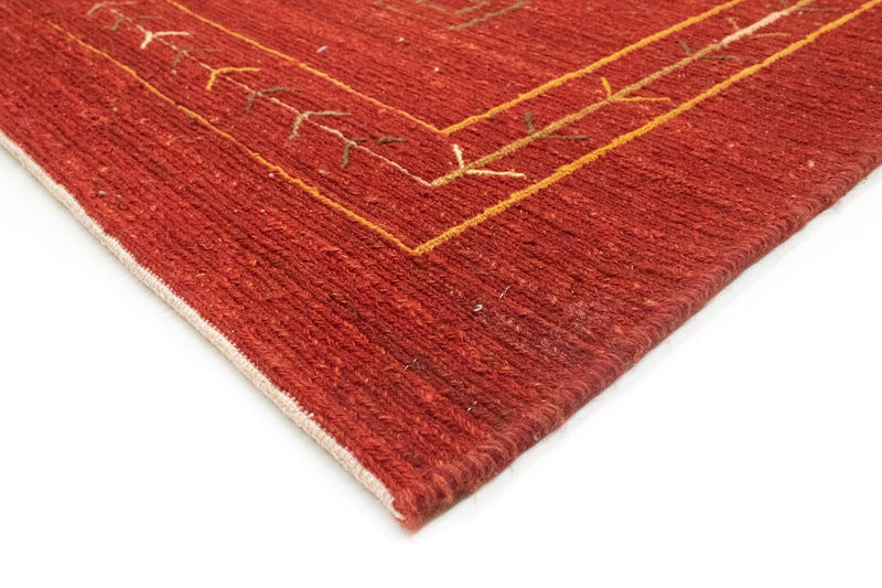Tapis Gabbeh - Persan - 196 x 146 cm - rouge
