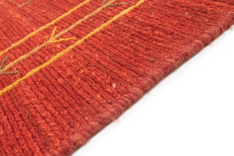 Tapis Gabbeh - Persan - 196 x 146 cm - rouge
