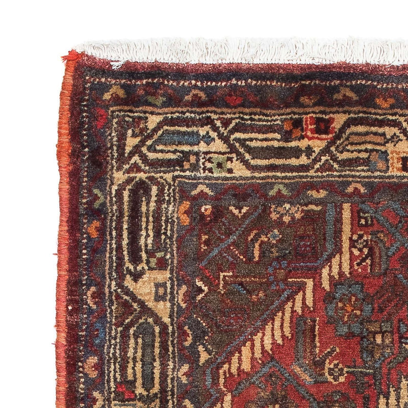 Tapis persan - Nomadic - 116 x 77 cm - rouge foncé