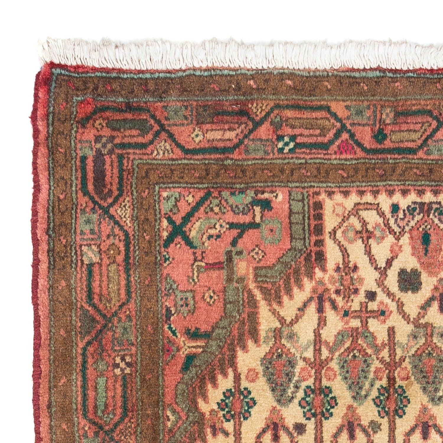 Tapis persan - Nomadic - 135 x 80 cm - rouge clair