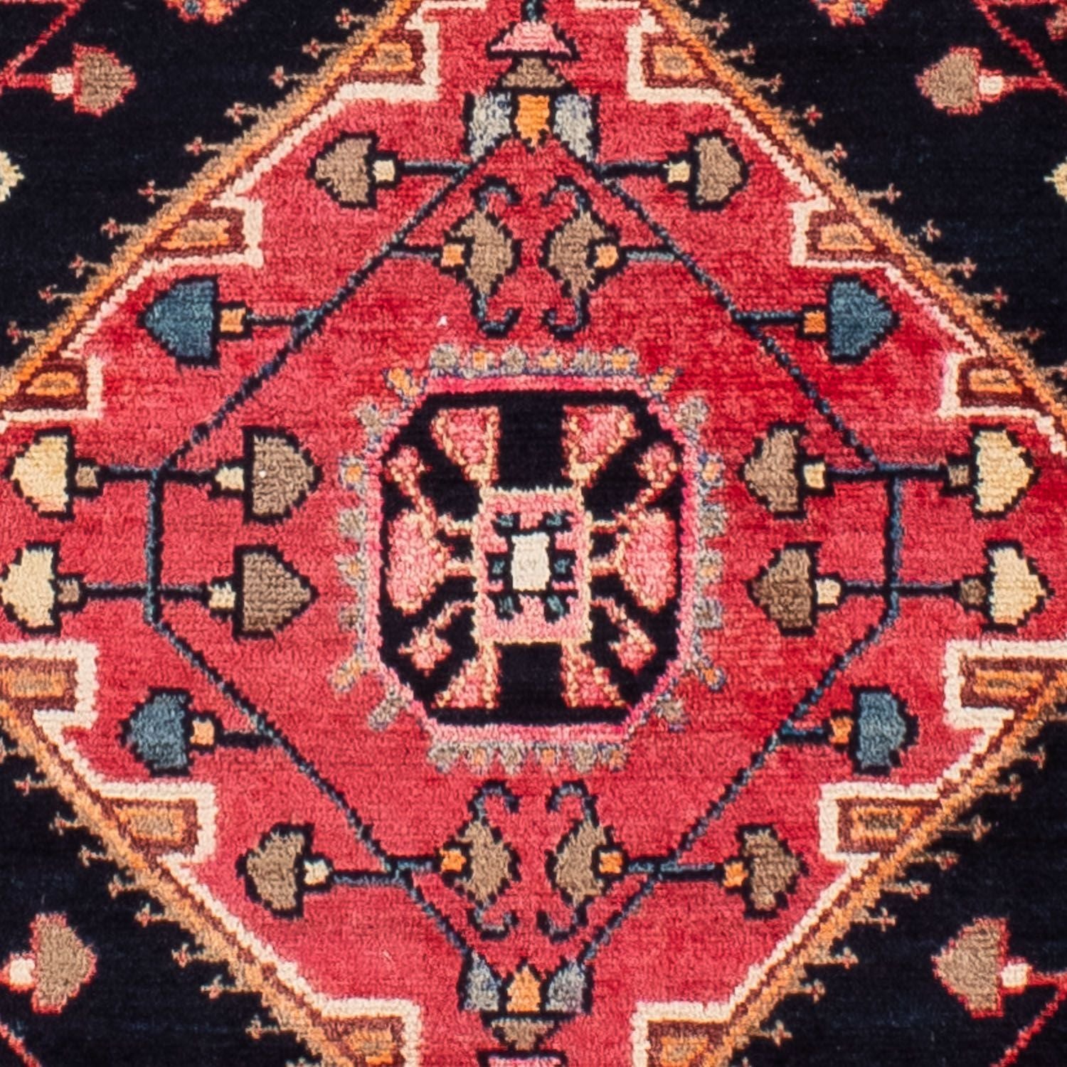 Tapis persan - Nomadic - 220 x 139 cm - bleu foncé
