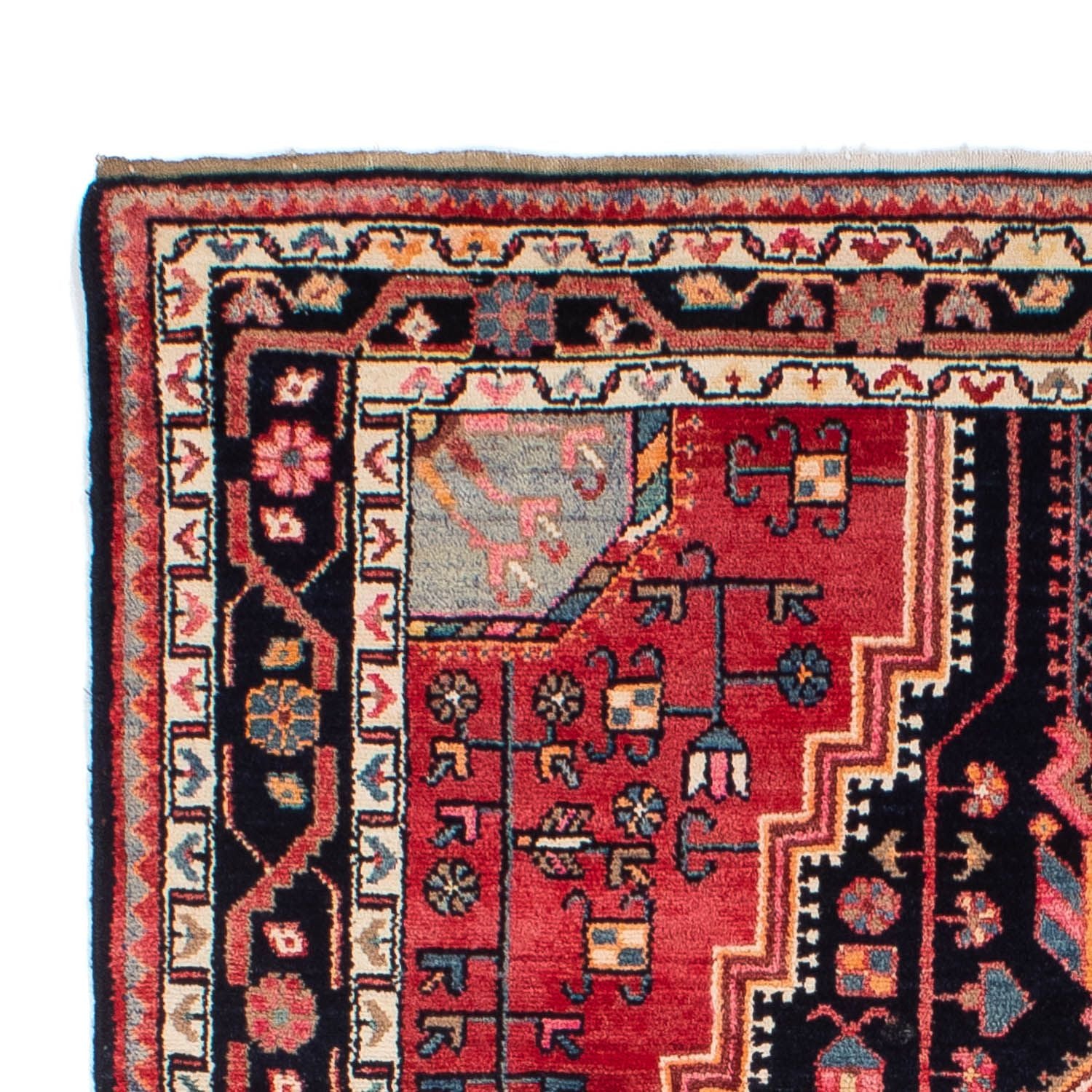 Tapis persan - Nomadic - 220 x 139 cm - bleu foncé