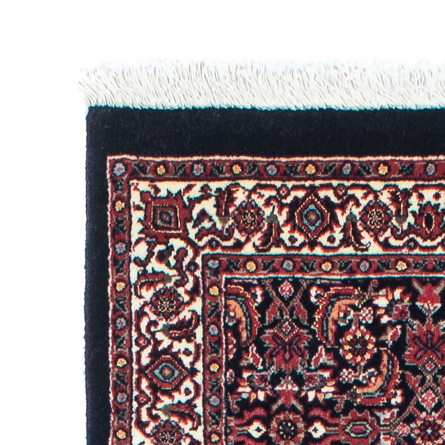 Tapis de couloir Tapis persan - Bidjar - 225 x 61 cm - bleu foncé