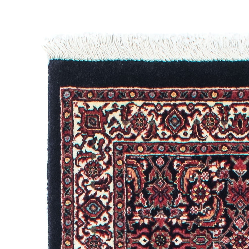 Tapis de couloir Tapis persan - Bidjar - 225 x 61 cm - bleu foncé