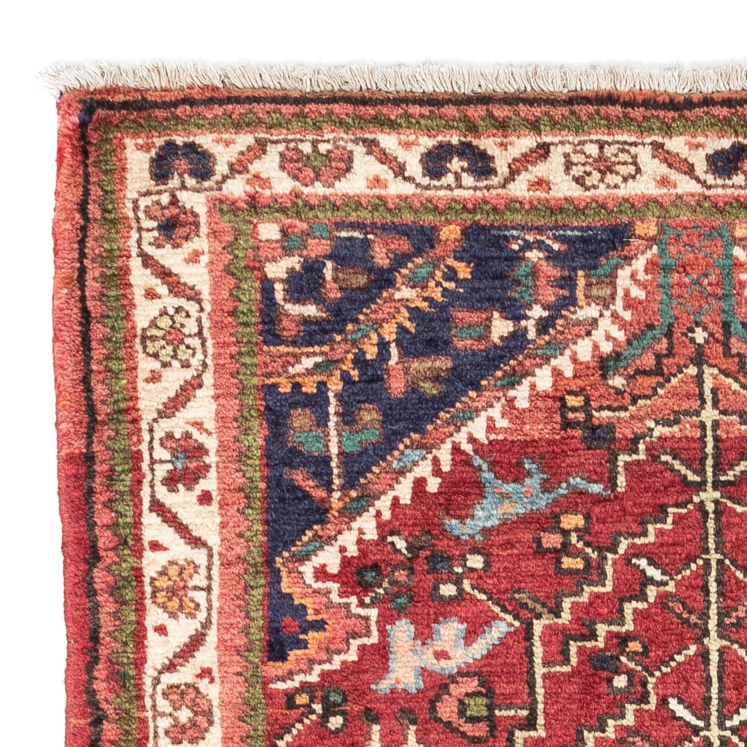Tapis persan - Nomadic - 141 x 79 cm - rouge