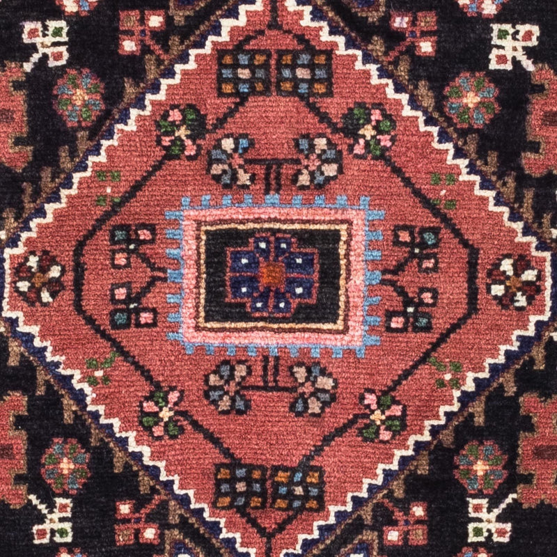Tapis persan - Nomadic - 108 x 78 cm - bleu foncé