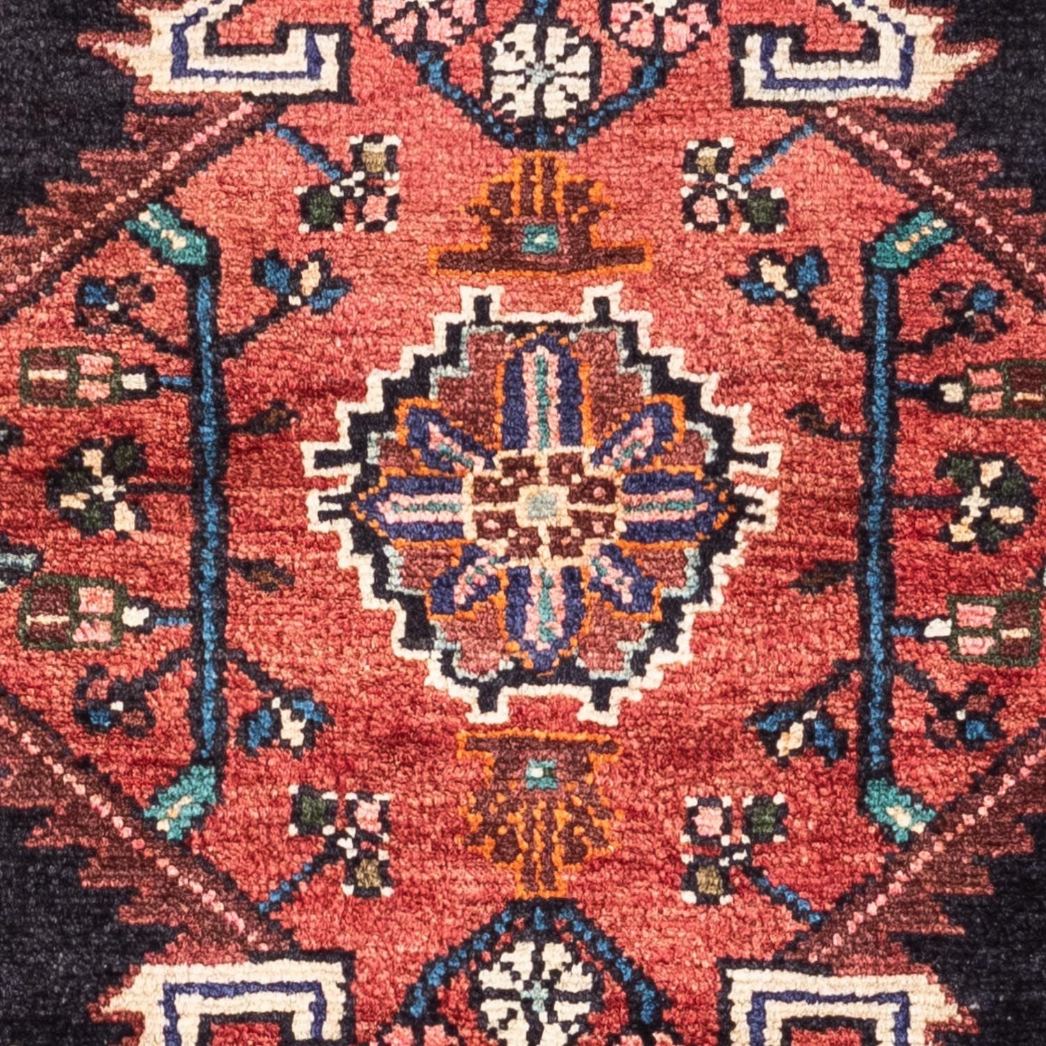 Tapis persan - Nomadic - 146 x 89 cm - rouille