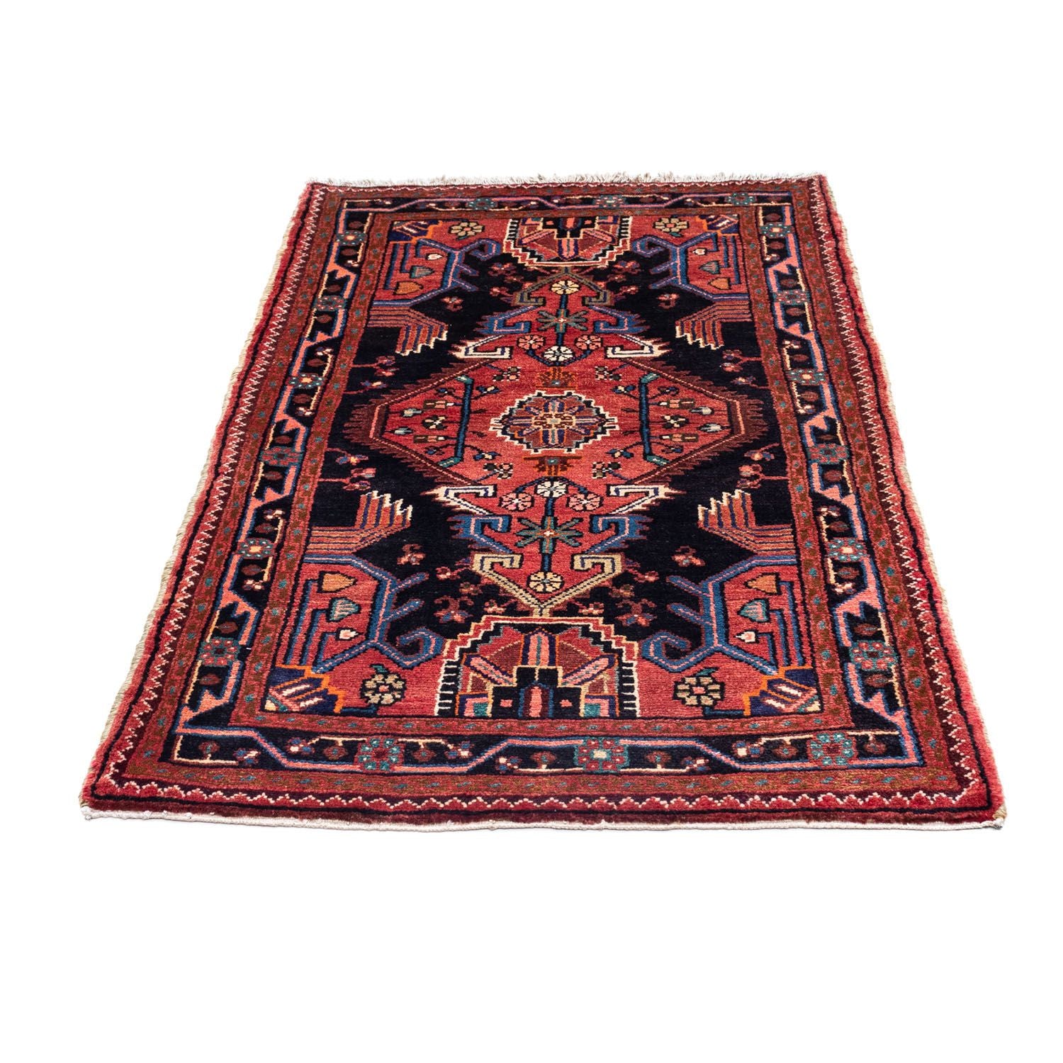 Tapis persan - Nomadic - 146 x 89 cm - rouille