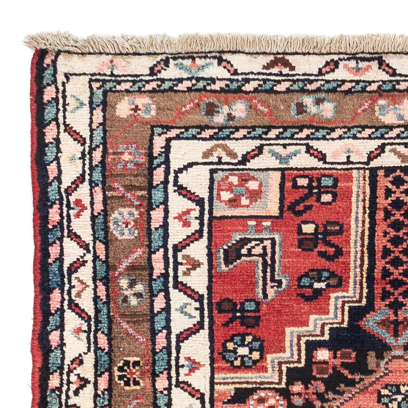 Tapis persan - Nomadic - 127 x 87 cm - rouge clair