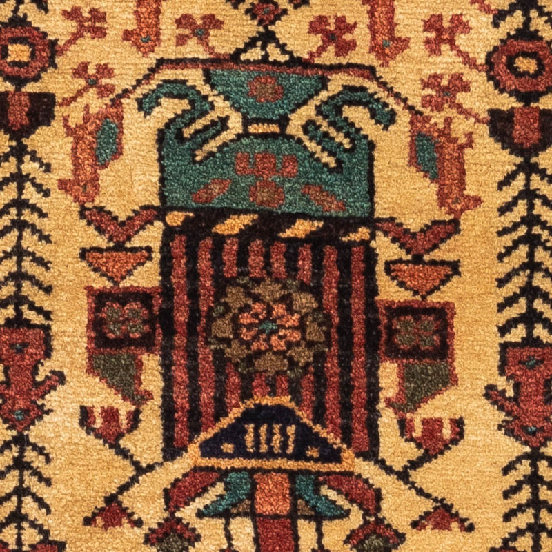 Tapis persan - Nomadic - 125 x 79 cm - beige
