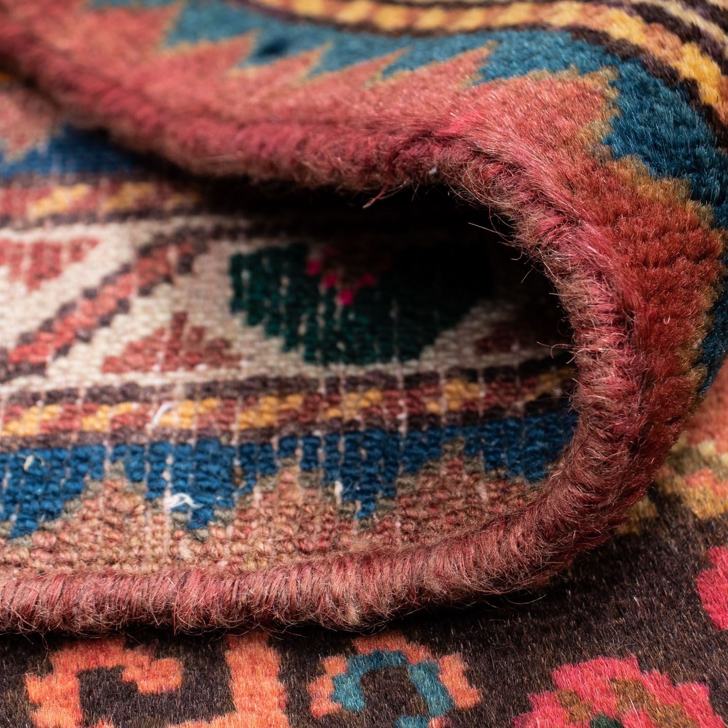 Tapis persan - Nomadic - 130 x 80 cm - rouge clair