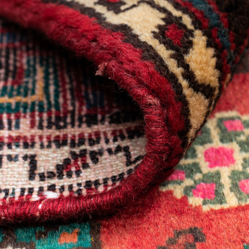 Tapis persan - Nomadic - 128 x 85 cm - rouge