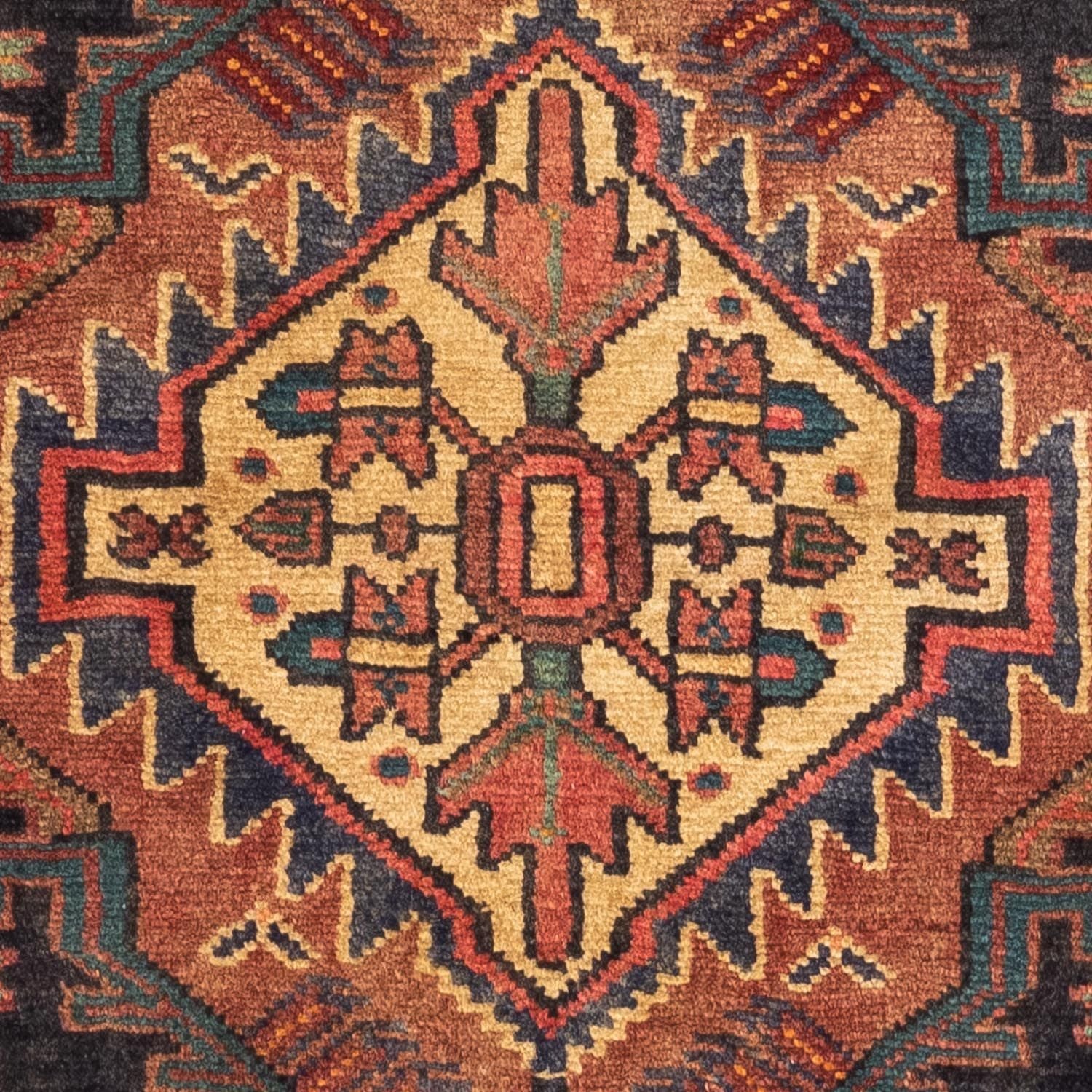 Tapis persan - Nomadic - 126 x 80 cm - rouge clair