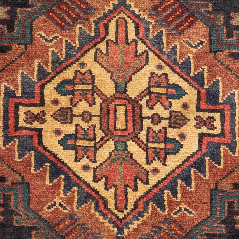 Tapis persan - Nomadic - 126 x 80 cm - rouge clair