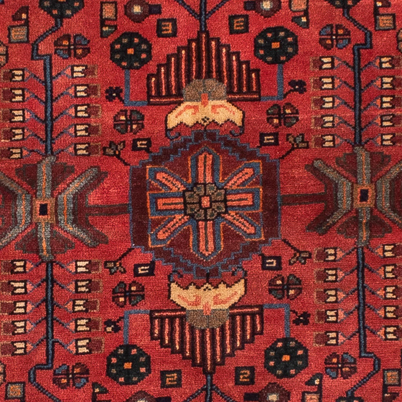 Tapis persan - Nomadic - 230 x 136 cm - rouge foncé