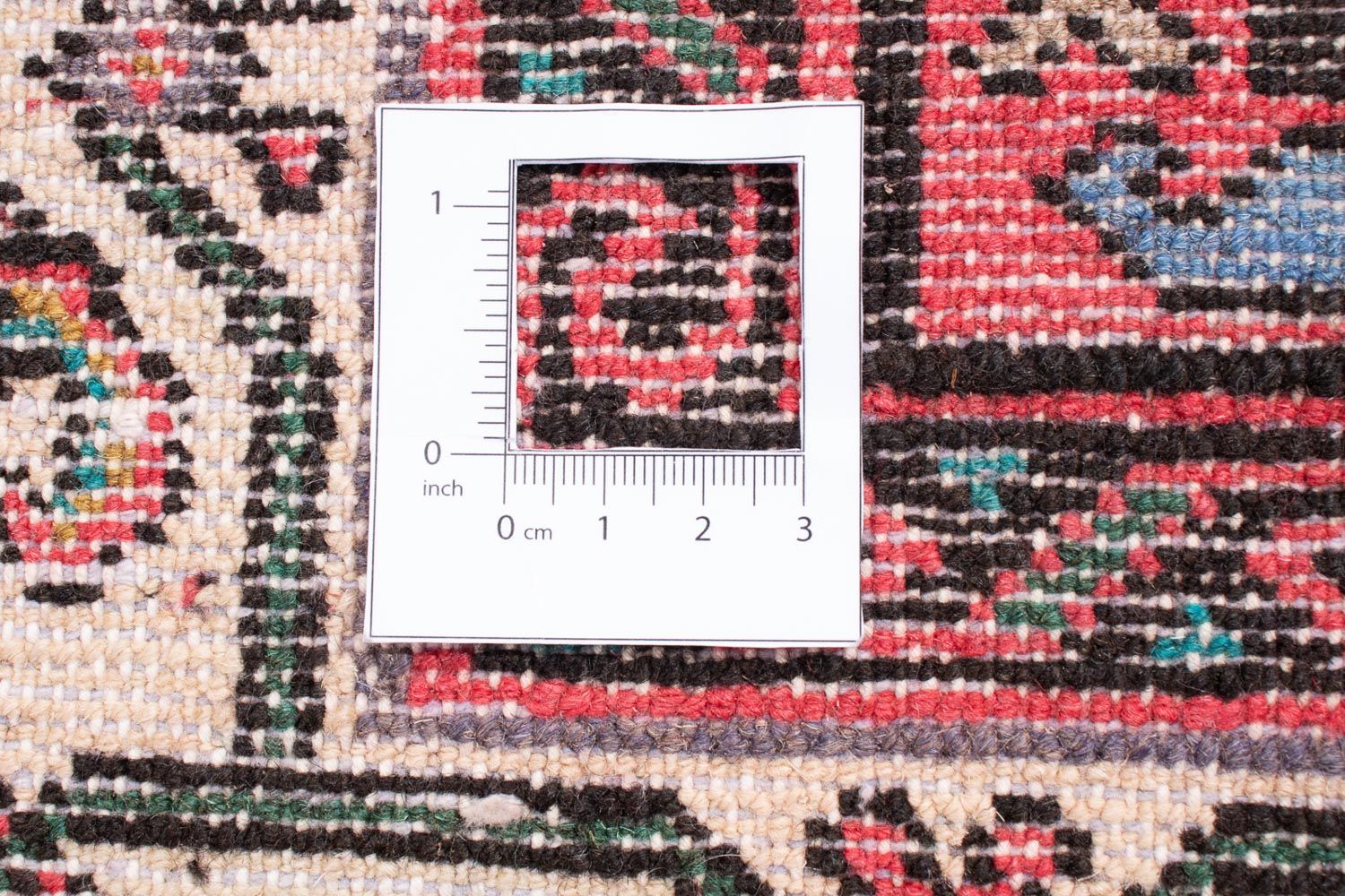 Tapis persan - Nomadic - 190 x 150 cm - rouge foncé