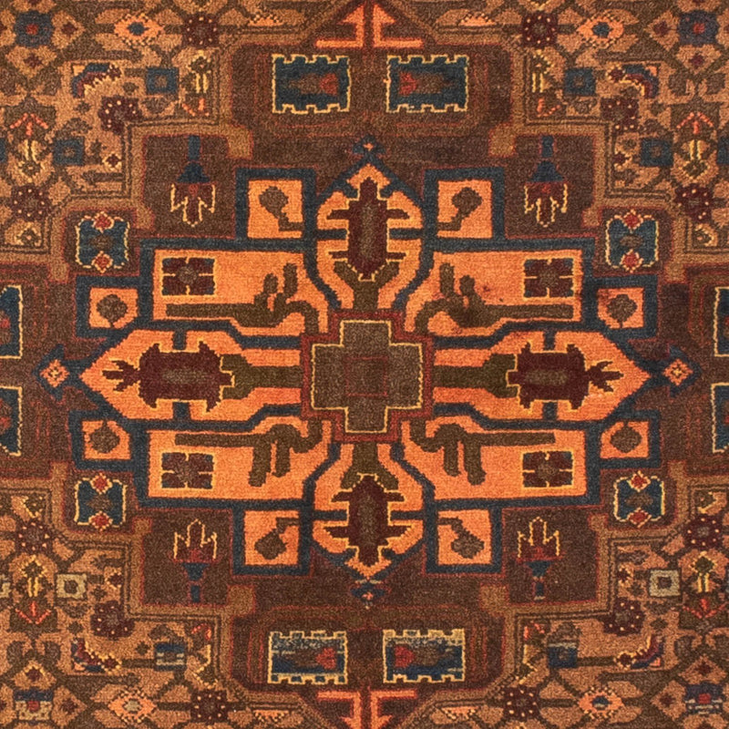 Tapis persan - Nomadic - 218 x 158 cm - marron