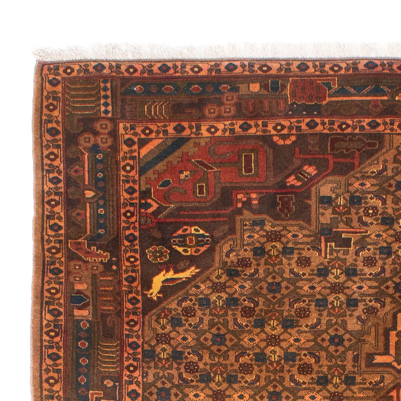 Tapis persan - Nomadic - 218 x 158 cm - marron