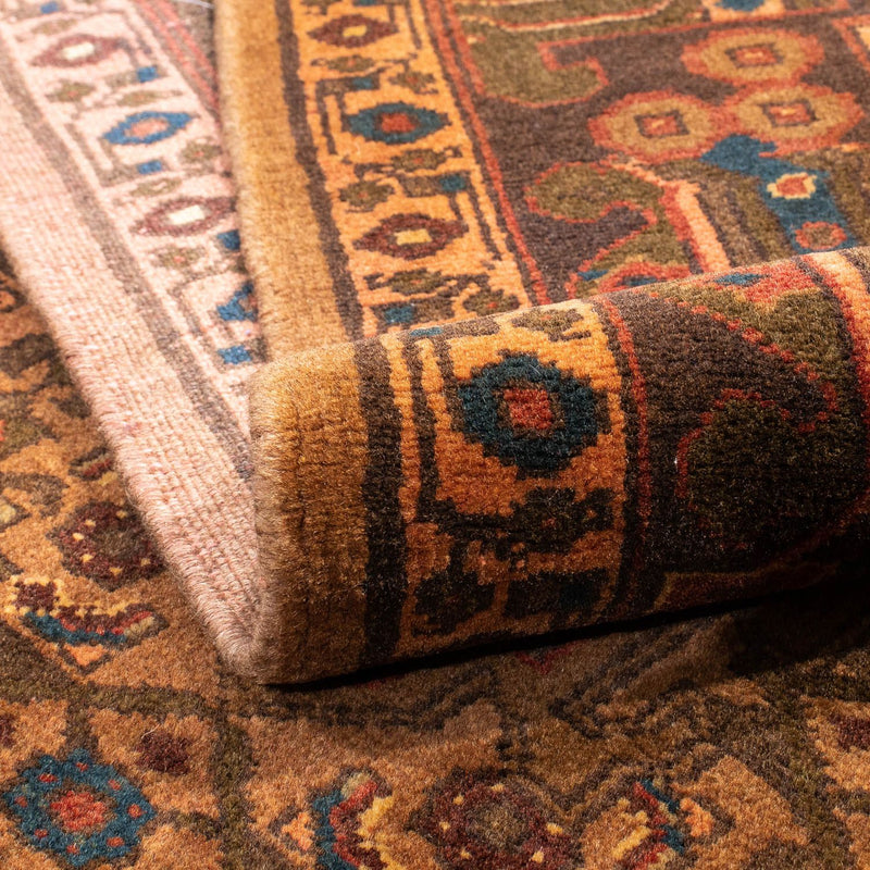 Tapis persan - Nomadic - 218 x 158 cm - marron