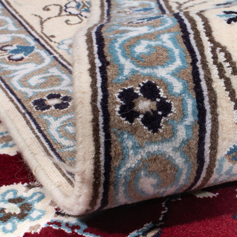 Tapis persan - Nain - 305 x 200 cm - rouge foncé