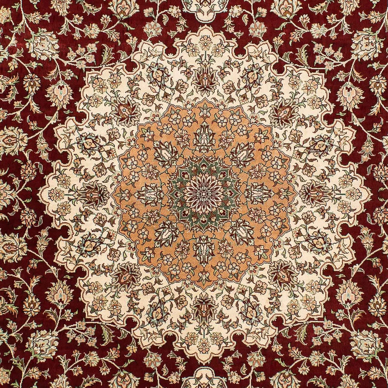 Tapis en soie - Ghom soie - Premium - 216 x 132 cm - bleu foncé