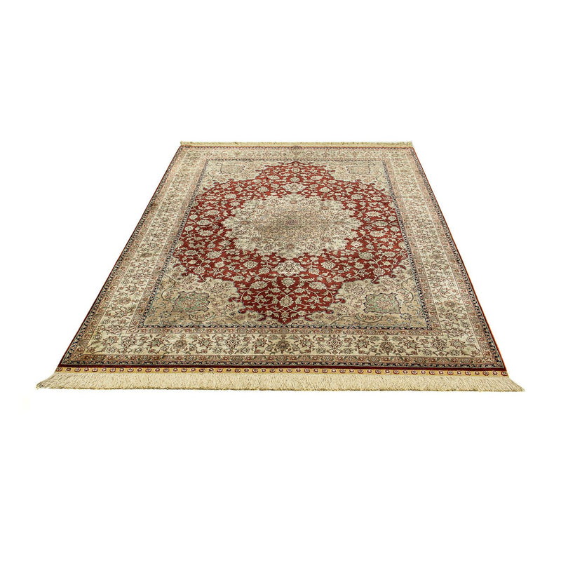 Tapis en soie - Ghom soie - Premium - 216 x 132 cm - bleu foncé
