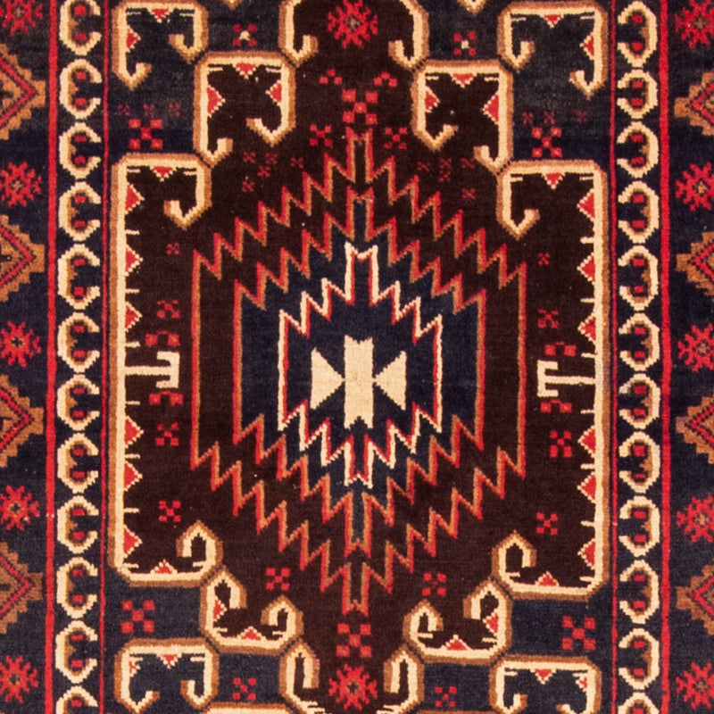 Tapis de couloir Tapis Belutsch - 212 x 109 cm - rouille