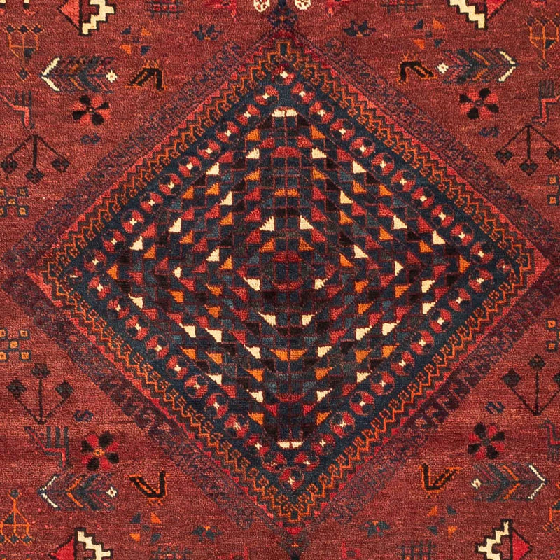 Tapis persan - Nomadic - 248 x 180 cm - rouge foncé