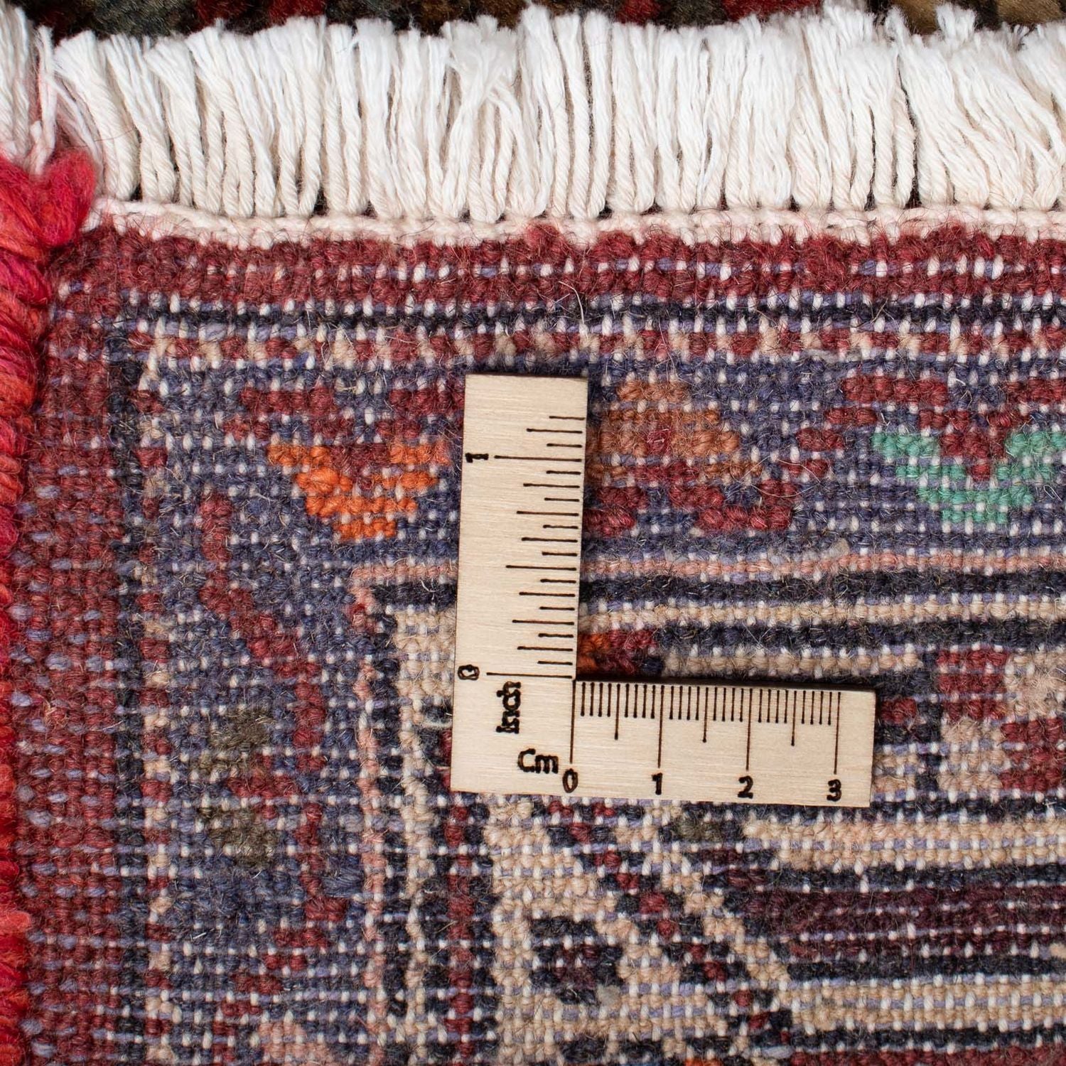 Tapis persan - Nomadic - 116 x 77 cm - rouge foncé