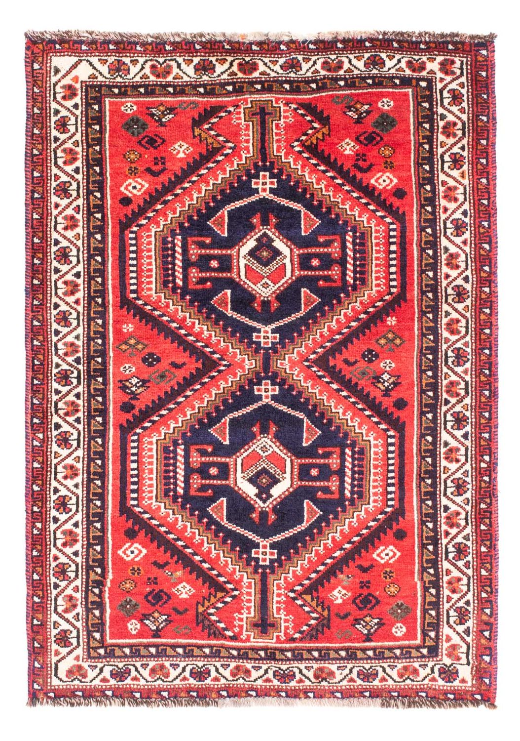 Tapis persan - Nomadic - 152 x 105 cm - rouge