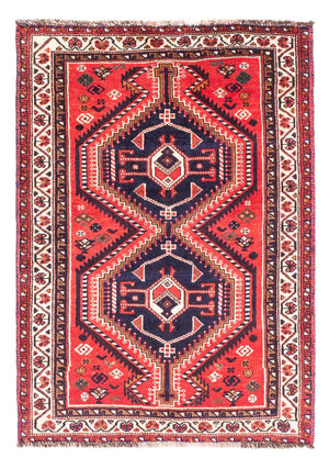 Tapis persan - Nomadic - 152 x 105 cm - rouge