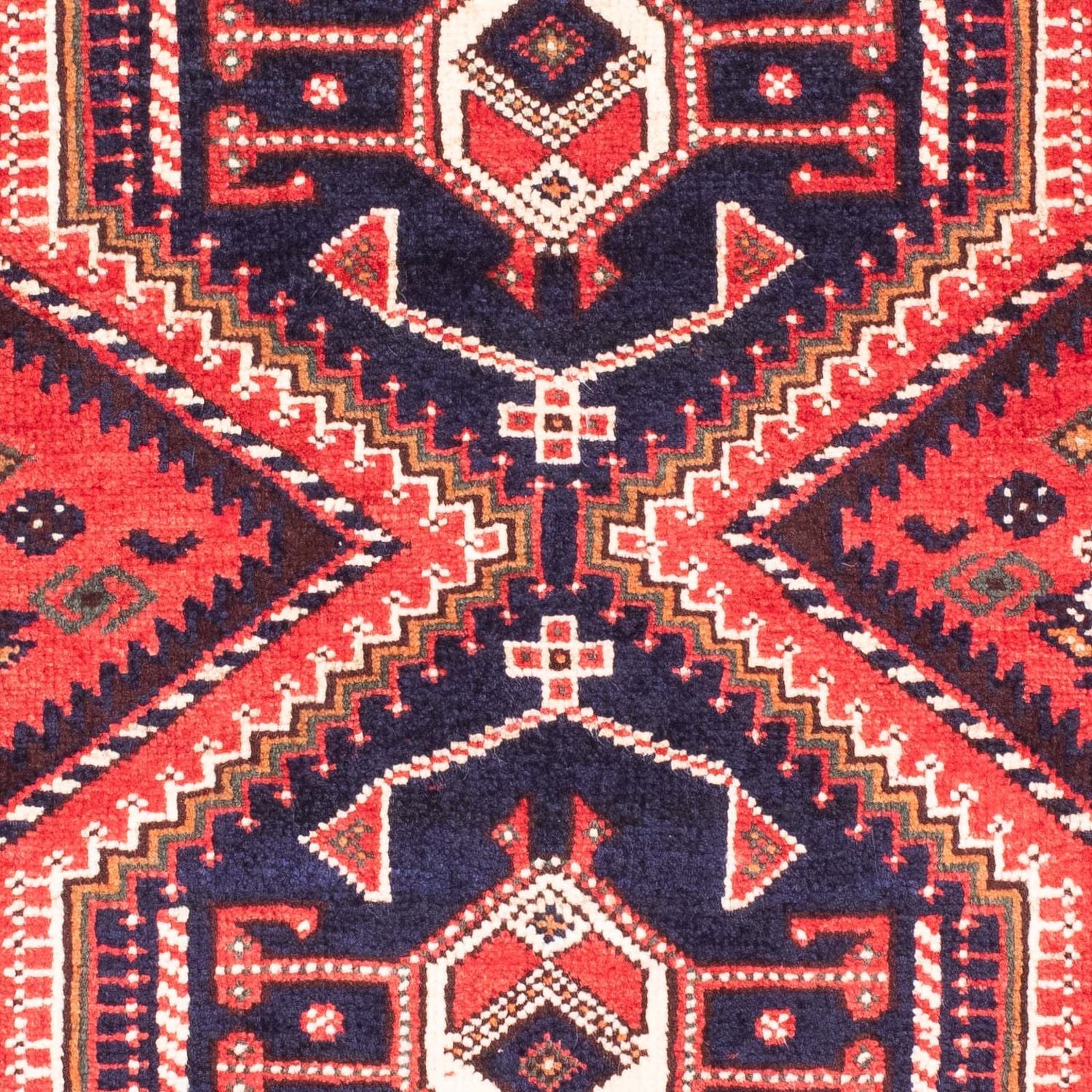 Tapis persan - Nomadic - 152 x 105 cm - rouge