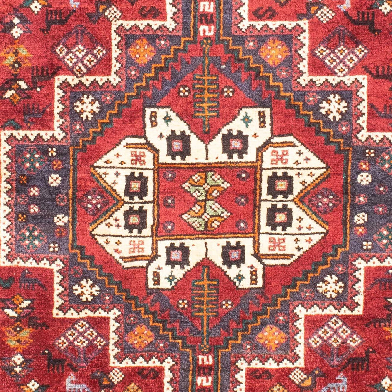 Tapis persan - Nomadic - 163 x 112 cm - rouge foncé
