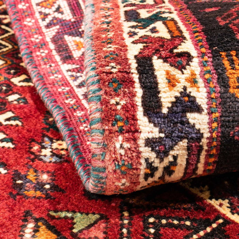 Tapis persan - Nomadic - 163 x 112 cm - rouge foncé
