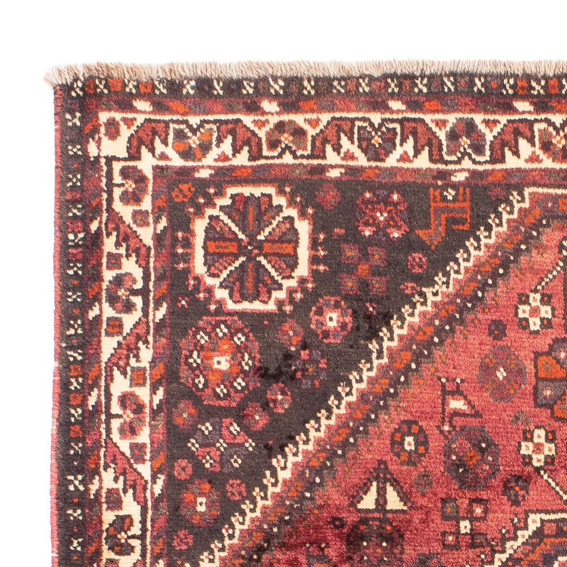 Tapis persan - Nomadic - 164 x 118 cm - rouge foncé