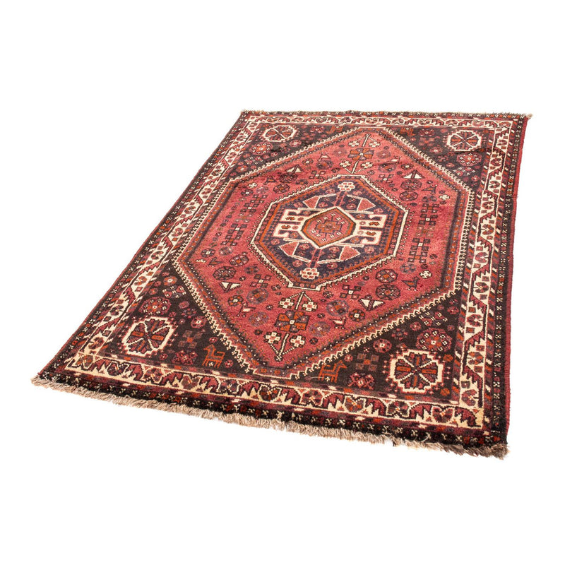 Tapis persan - Nomadic - 164 x 118 cm - rouge foncé
