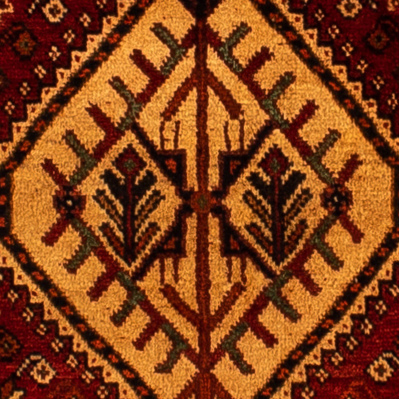 Tapis persan - Nomadic - 298 x 178 cm - rouge foncé