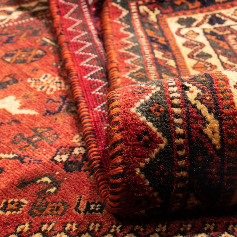 Tapis persan - Nomadic - 298 x 178 cm - rouge foncé