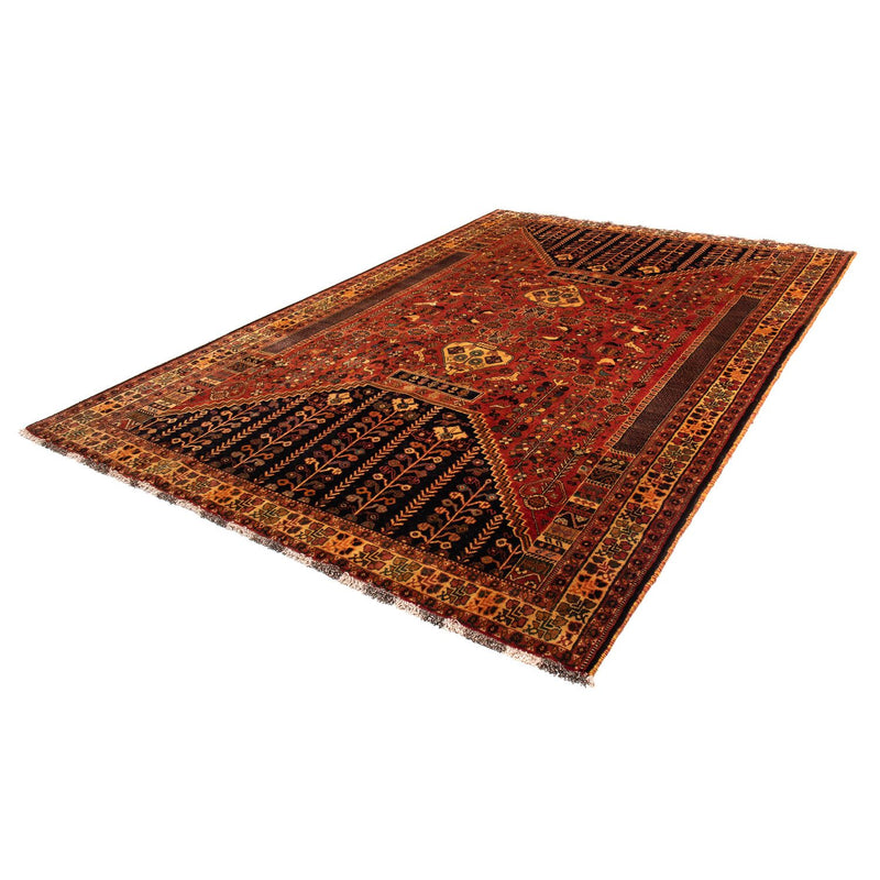 Tapis persan - Nomadic - 304 x 204 cm - rouge foncé
