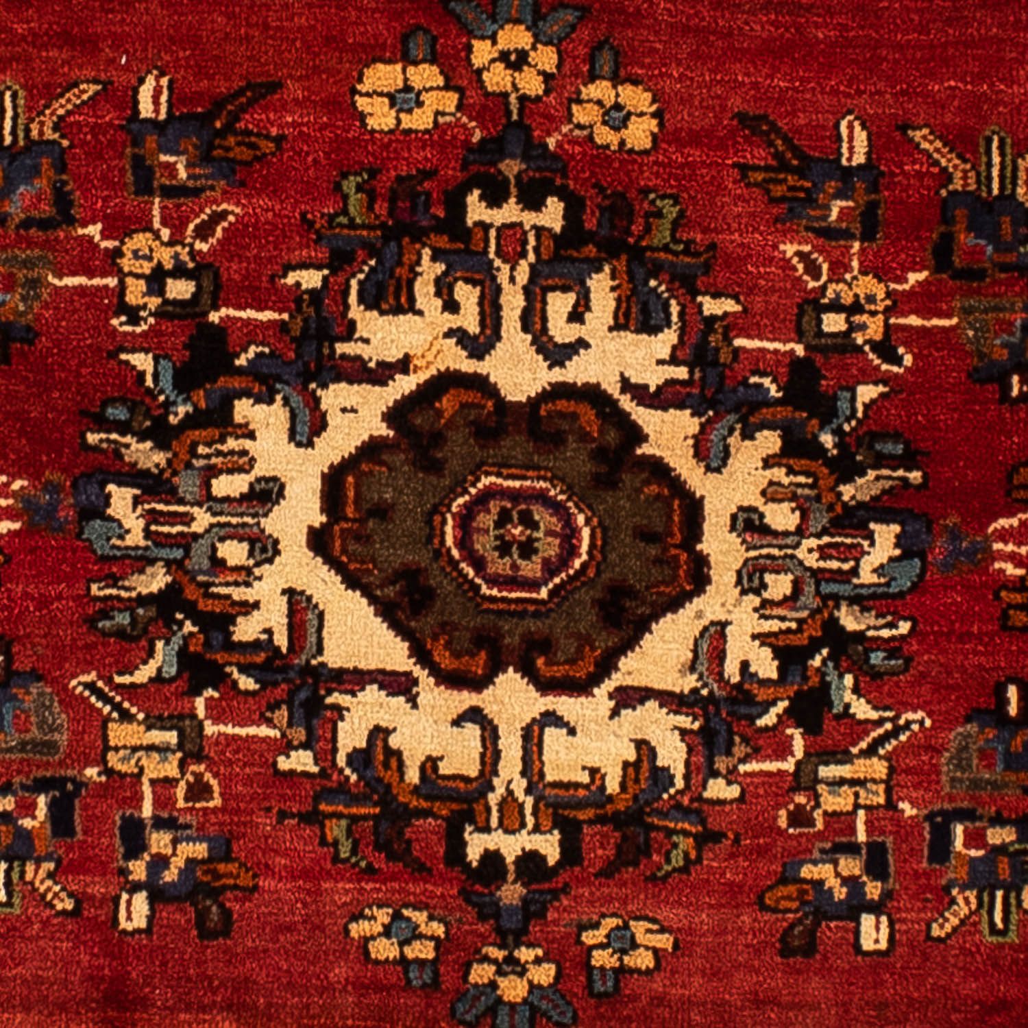 Tapis persan - Nomadic - 305 x 225 cm - rouge foncé